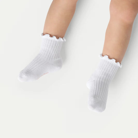 Baby Ruffle Rib Calf Sock 4-Pack (6-12 Months) - US 3244