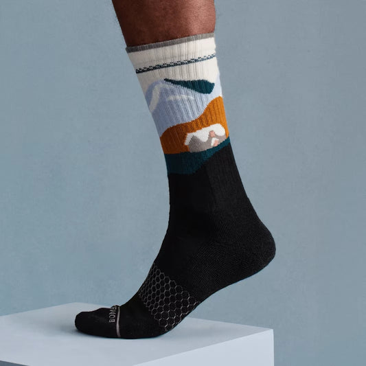 Men's Merino Wool Blend Calf Sock 4-Pack Gift Box - US 2639