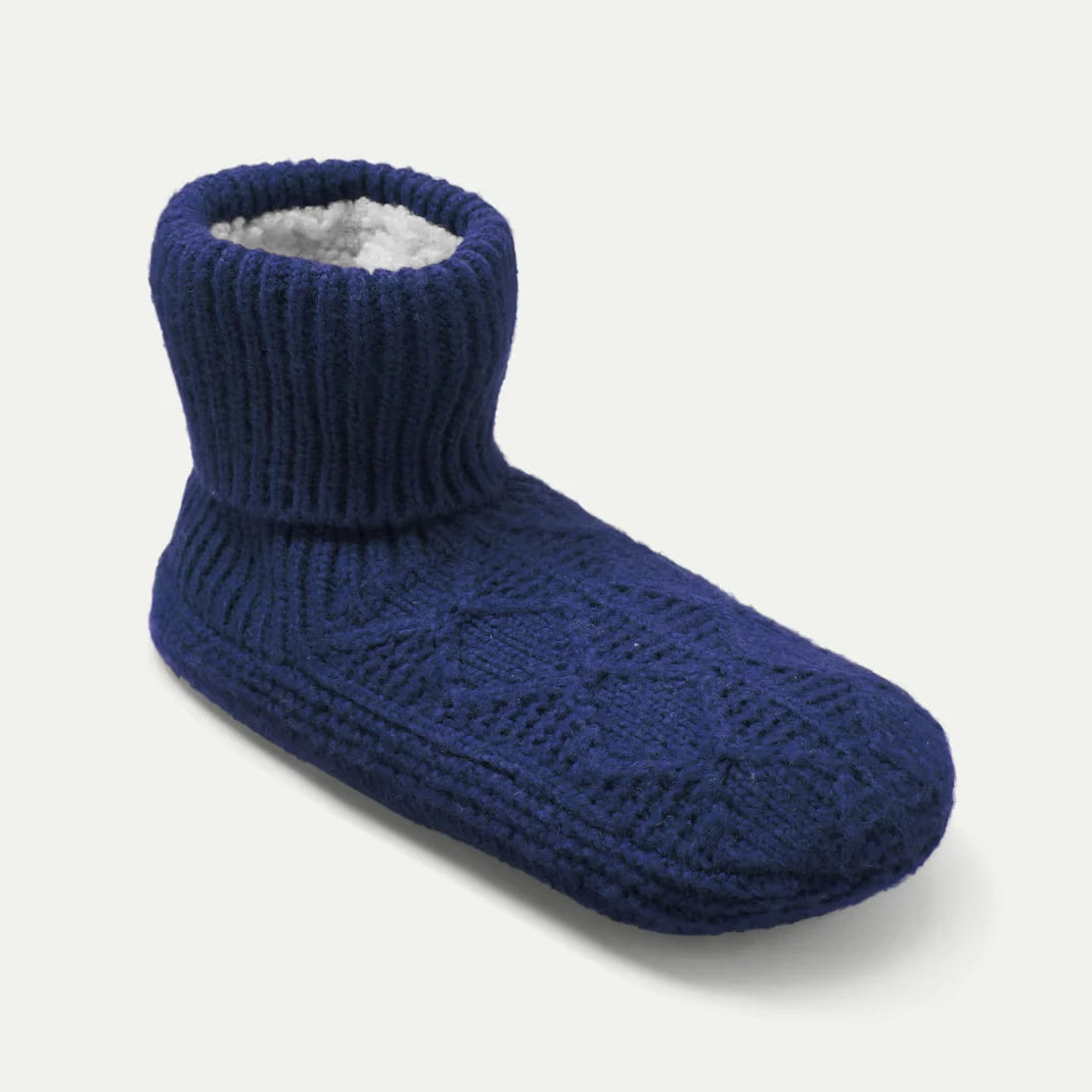 Men's Gripper Slipper Bootie - Sherpa-Lined - US 1521