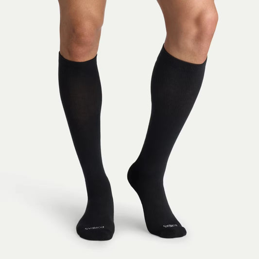 Men's Travel Compression Knee High Sock 2-Pack (15–20mmHg) - US 7296