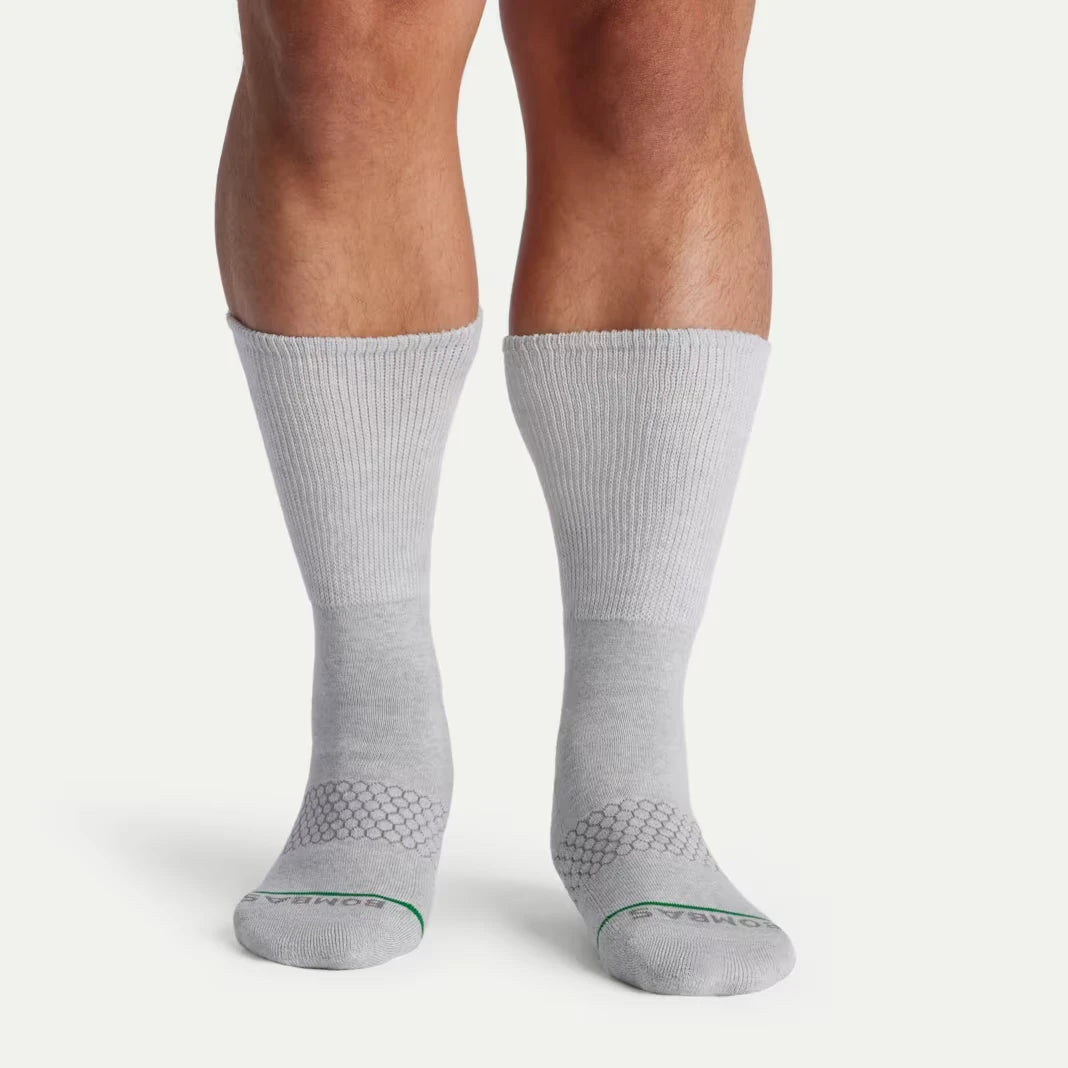 Men's Merino Wool Blend Wide Calf Sock 8-Pack - US 4174