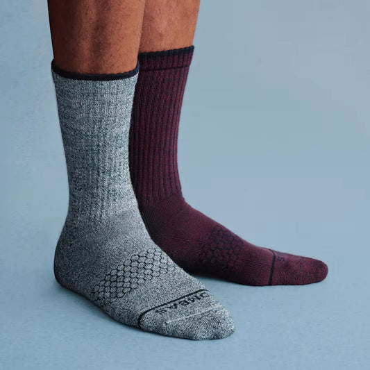 Men's Merino Wool Blend Calf Sock 8-Pack - US 1120