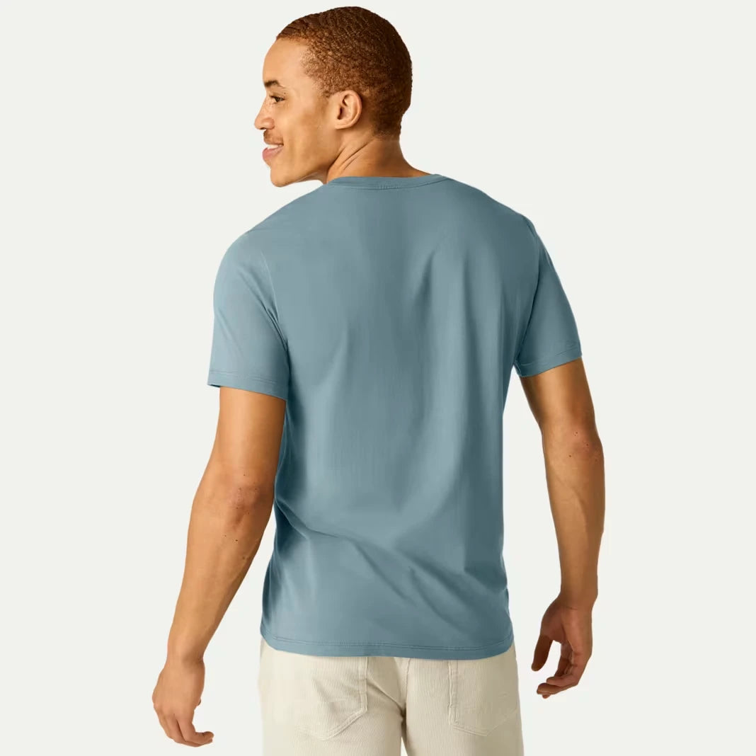 Men's Pima Cotton V-Neck T-Shirt - US 9861