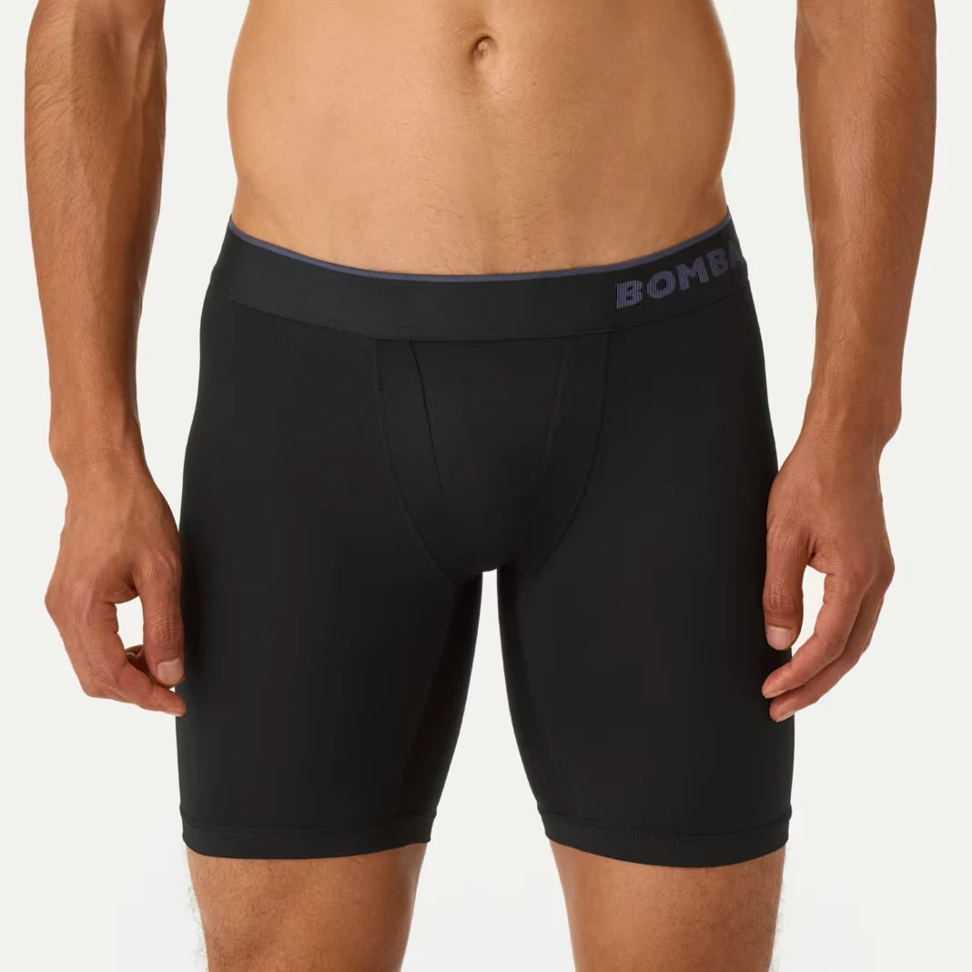 Men's Sport Flyless Boxer Brief 8" 6-Pack - US 3035