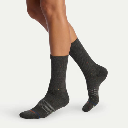 Women's Merino Wool Blend Run Calf Sock 6-Pack - US 9186