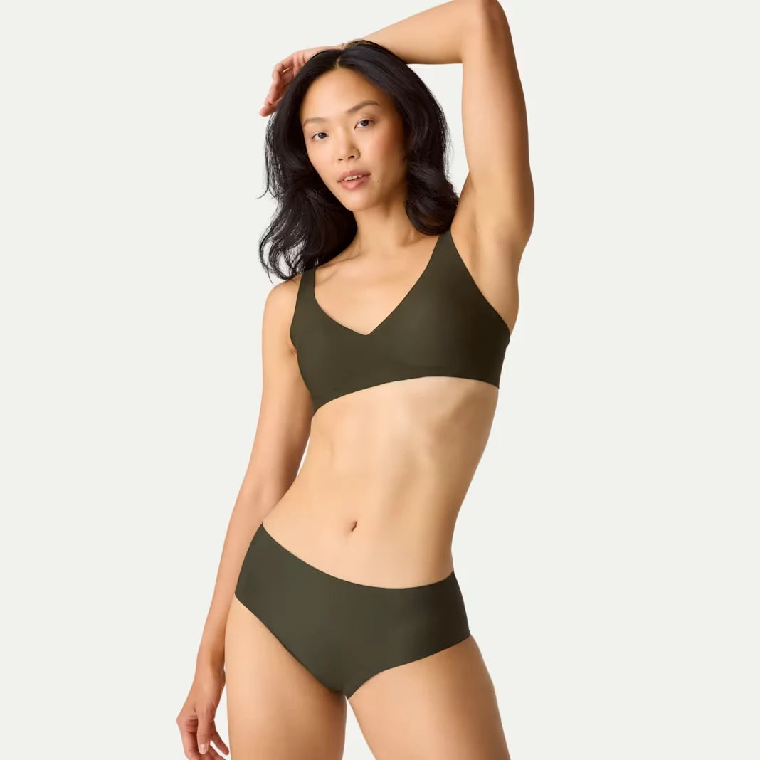 Women’s No Show Plunge Bralette 4-Pack - US 9282