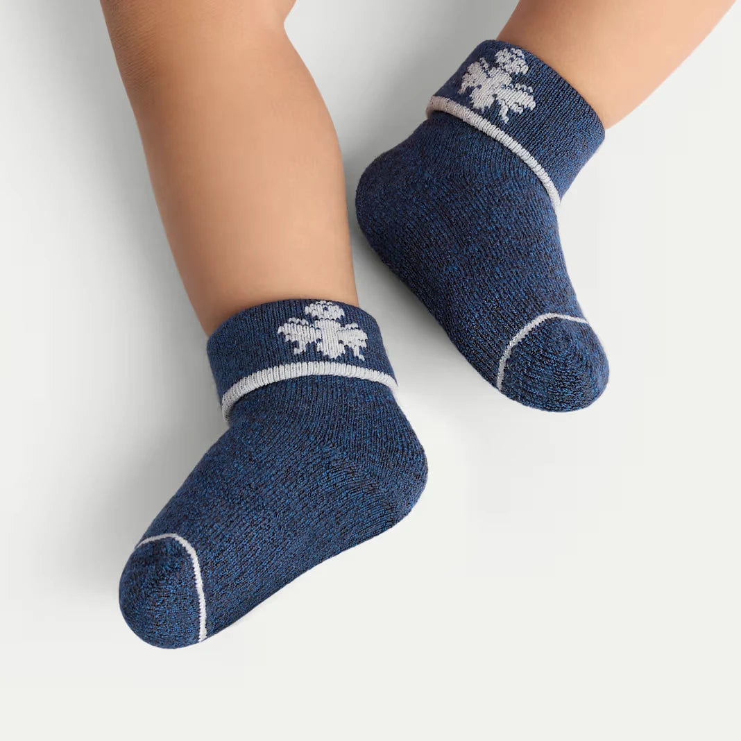 Baby Merino Wool Blend Calf Sock 8-Pack (0-6 Months) - US 0323
