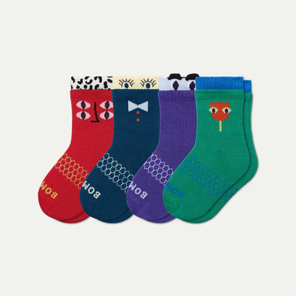 Junior Eye Spy Calf Sock 4-Pack - US 1826