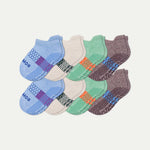 Junior Marl Gripper Ankle Sock 8-Pack - US 5832