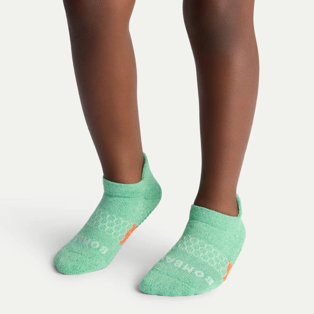 Junior Marl Gripper Ankle Sock 4-Pack - US 1200