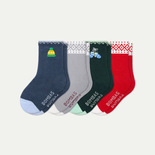 Junior Lightweight Calf Sock 4-Pack - US 1867