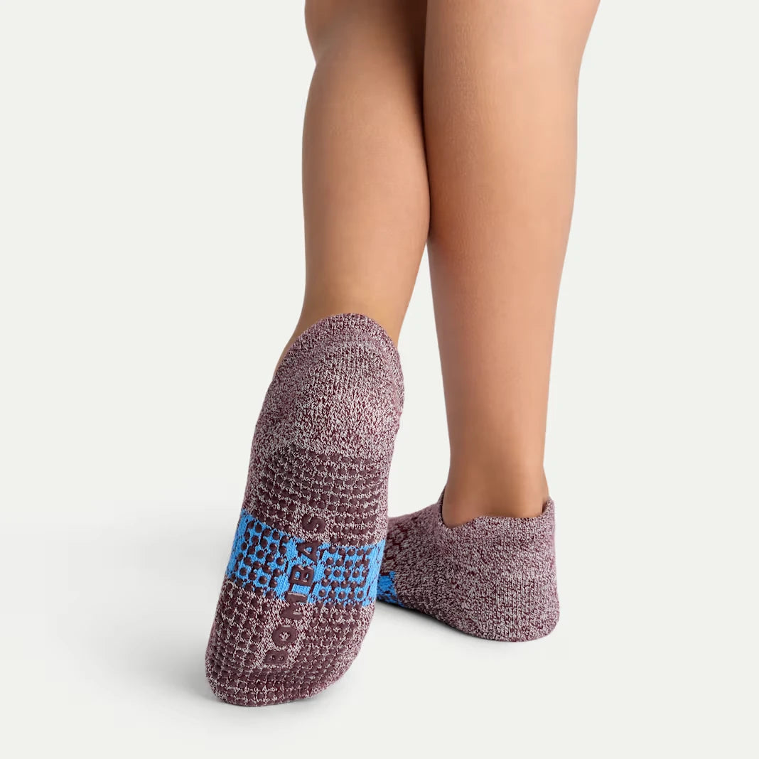 Junior Marl Gripper Ankle Sock 4-Pack - US 1200