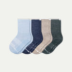 Junior Merino Wool Blend Gripper Calf Sock 4-Pack - US 5593
