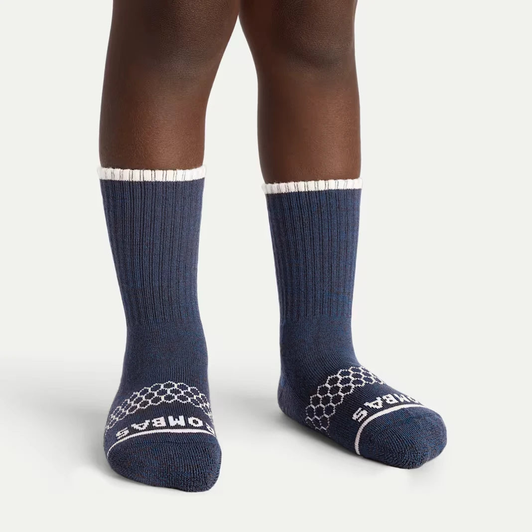 Junior Merino Wool Blend Gripper Calf Sock 4-Pack - US 5593