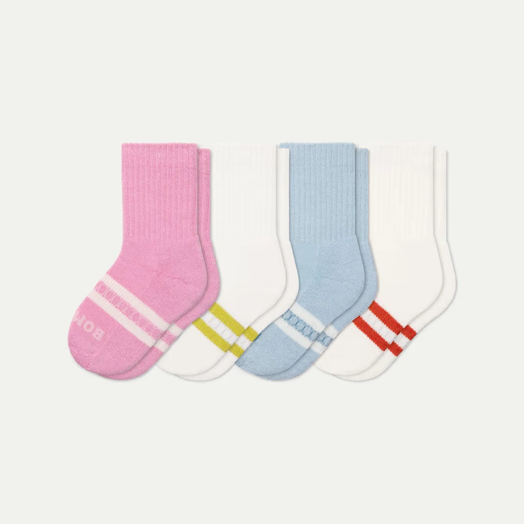 Junior Solids Calf Sock 4-Pack - US 9287