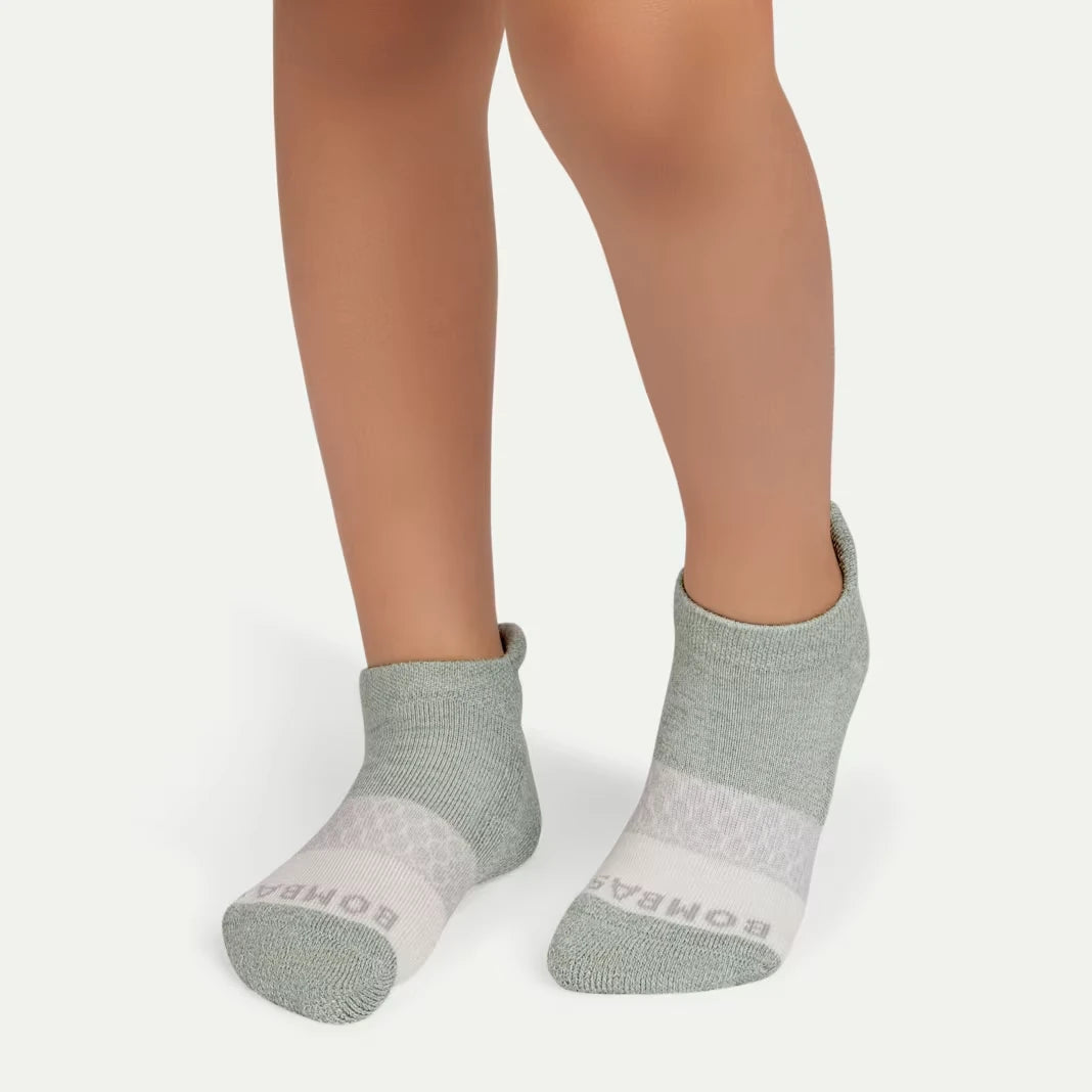 Junior Tri-Block Ankle Sock 6-Pack - US 4822