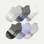 Junior Tri-Block Gripper Ankle Sock 6-Pack - US 6315