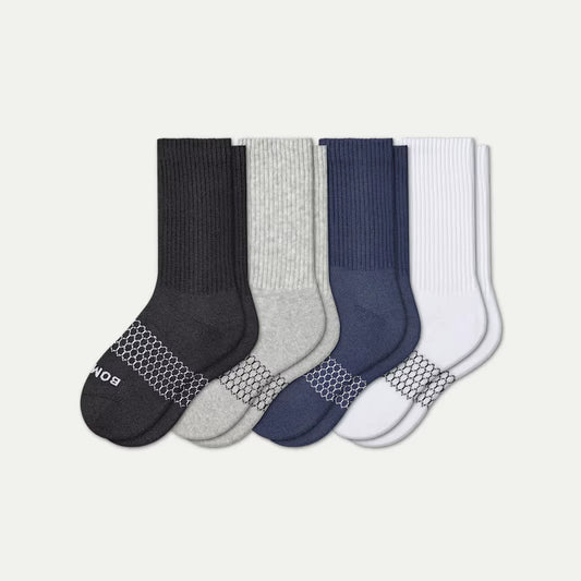 Youth Solids Calf Sock 4-Pack - US 9570