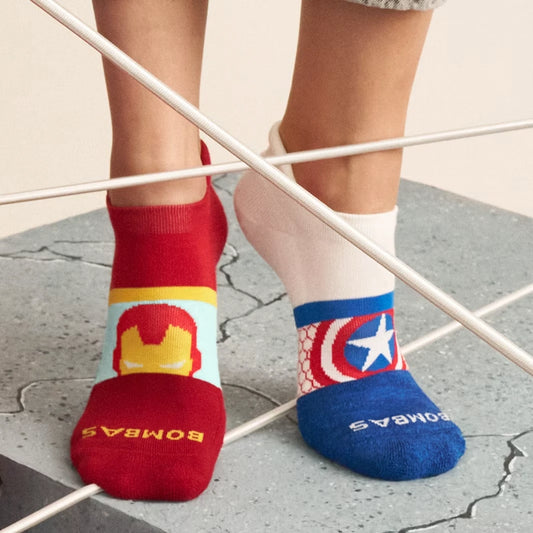 Marvel | Bombas Adult Ankle Socks - US 1224