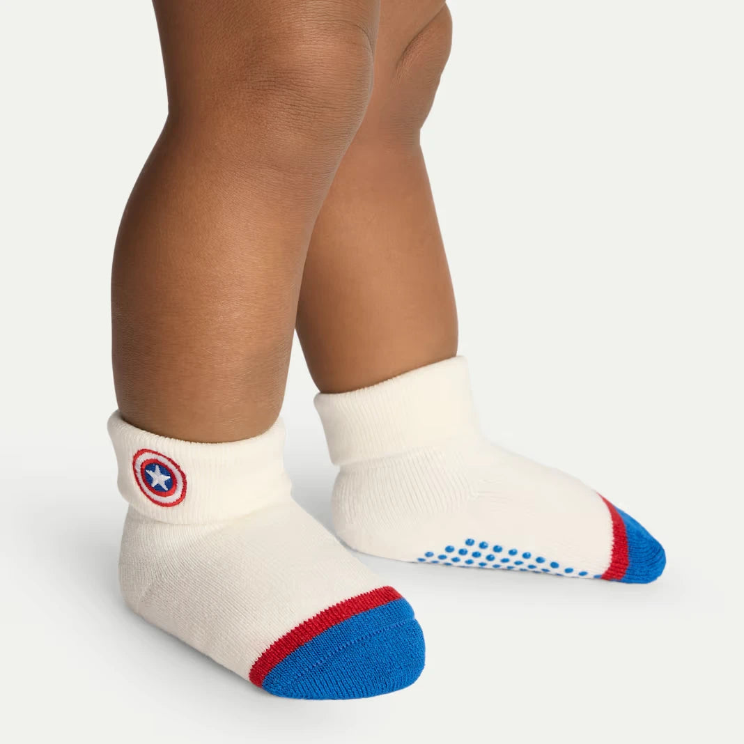 Marvel | Bombas Baby Gripper Sock 4-Pack Gift Box (6–12 Months) - US 1529