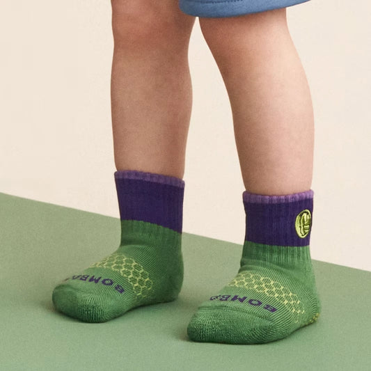 Marvel | Bombas Toddler Gripper Calf Sock 4-Pack Gift Box - US 4067