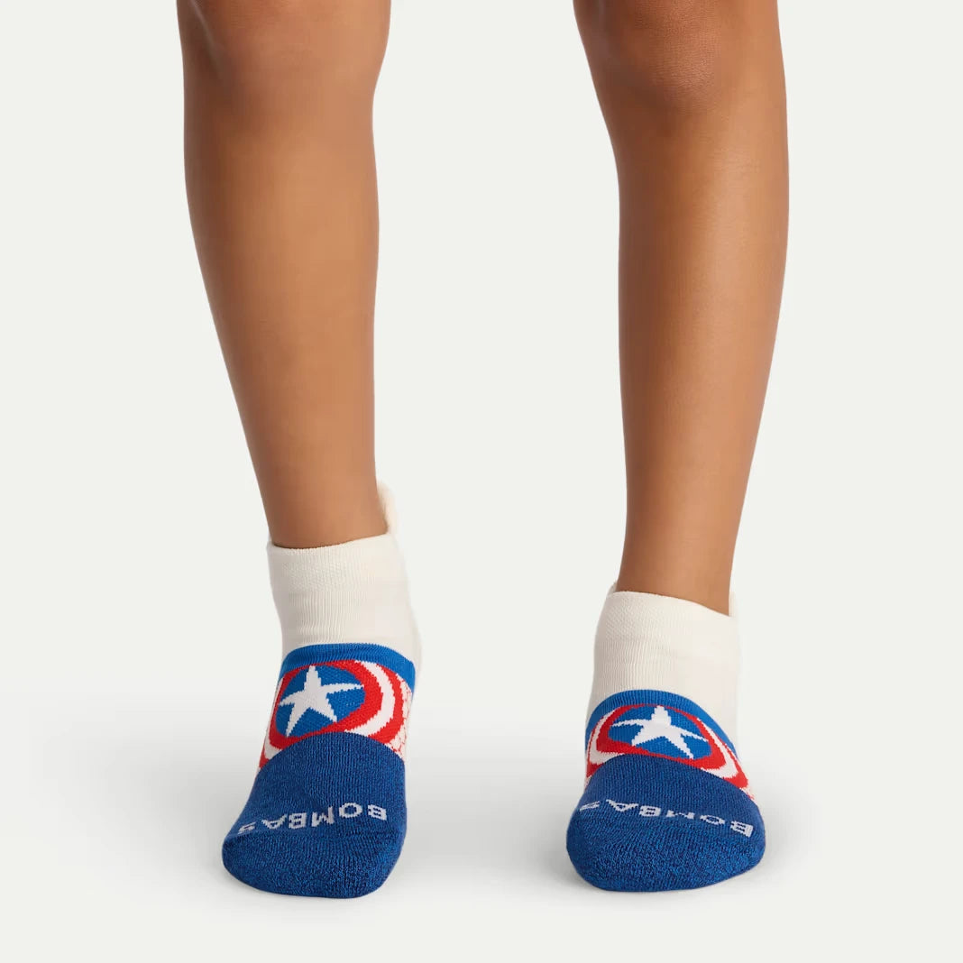Marvel | Bombas Youth Ankle Sock 4-Pack Gift Box - US 9195