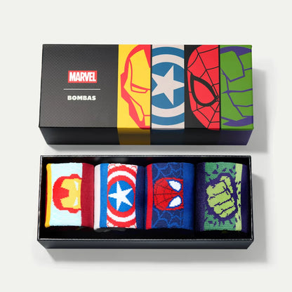 Marvel | Bombas Youth Ankle Sock 4-Pack Gift Box - US 9195