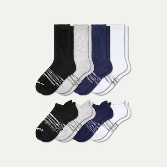 Men's Calf & Ankle Sock 8-Pack - US 5497