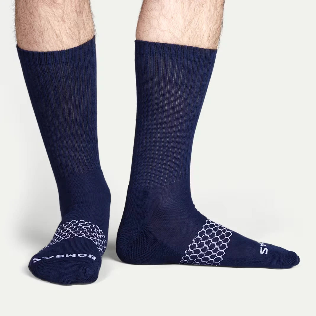 Men's Solids Calf Sock 12-Pack - US 9034