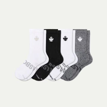 Women's All Sport Half Calf Sock 4-Pack - US 6366