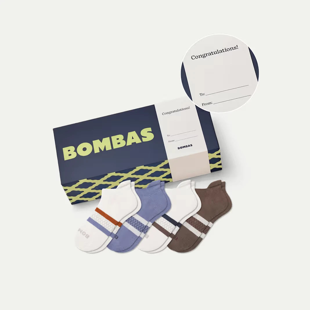 Men’s Celebration Ankle Sock 4-Pack Gift Box - US 7586