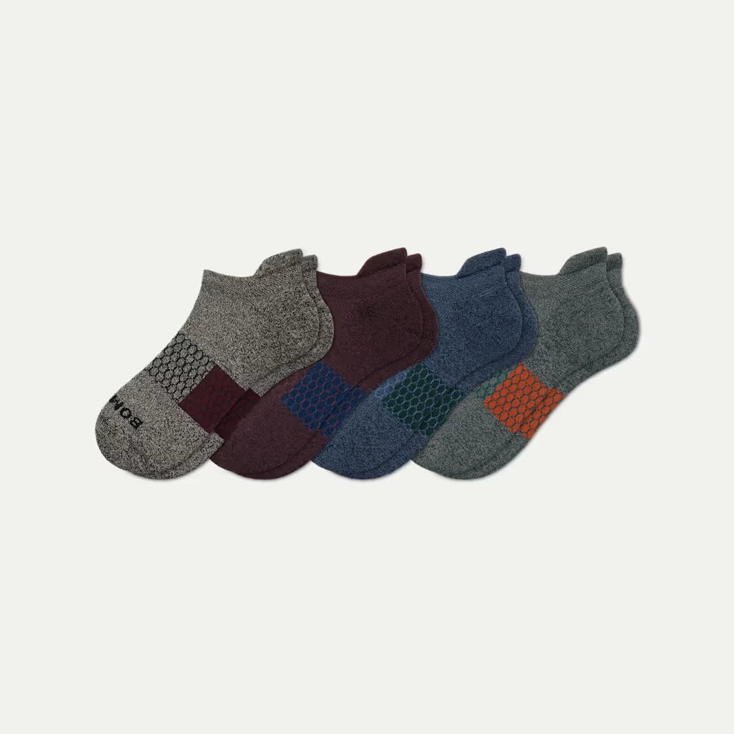 Men's Marl Ankle Sock 4-Pack - US 0248