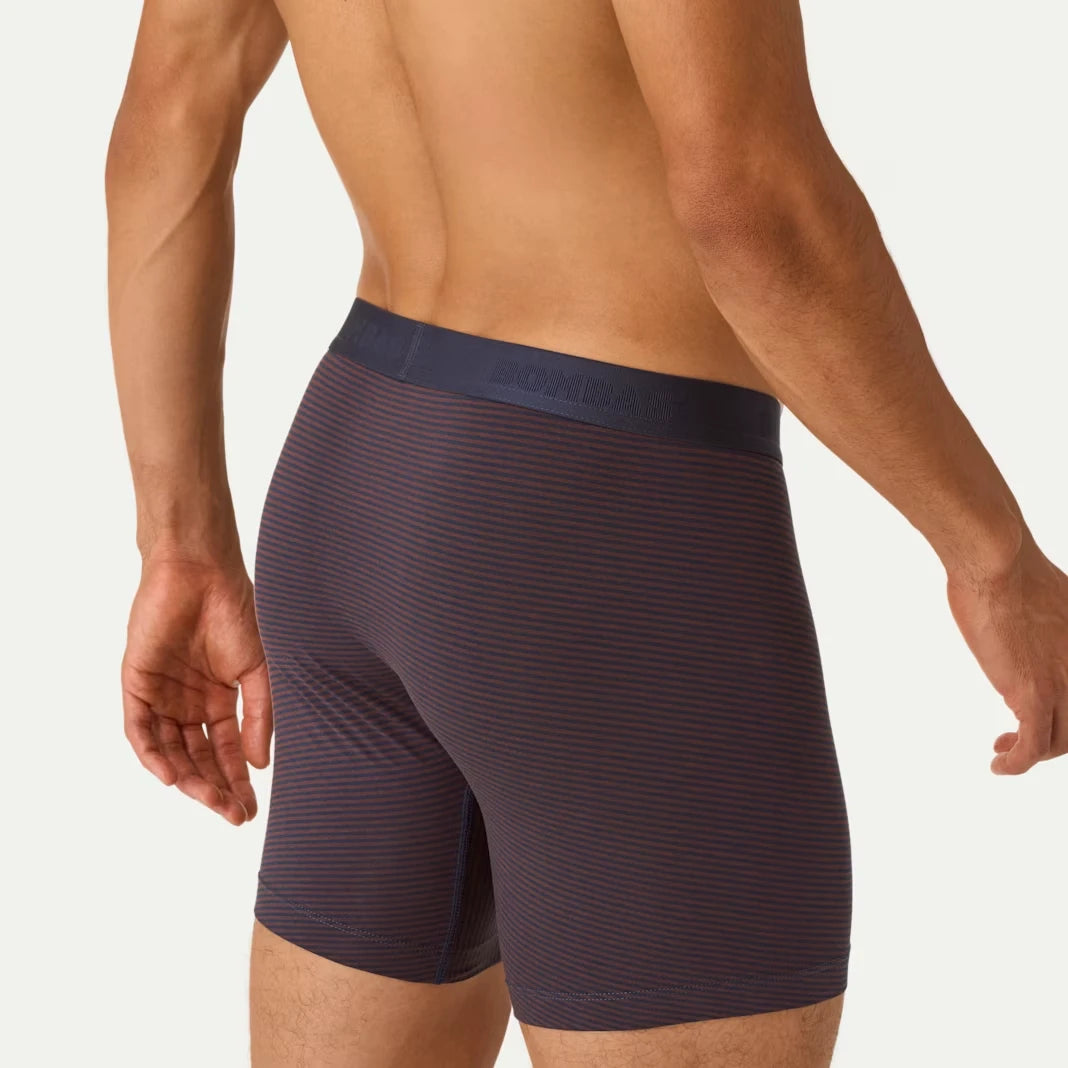 Men's Cotton Modal Blend Boxer Brief 6" 3-Pack - US 3767
