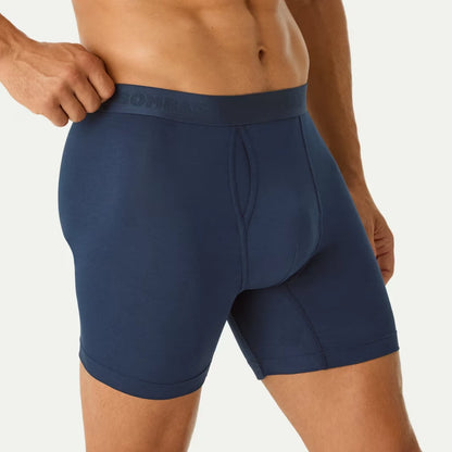 Men's Cotton Modal Blend Boxer Brief 6" 6-Pack - US 6471