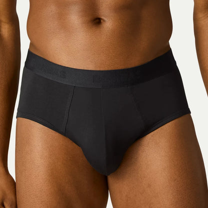 Men's Cotton Modal Blend Flyless Brief 12-Pack - US 9860