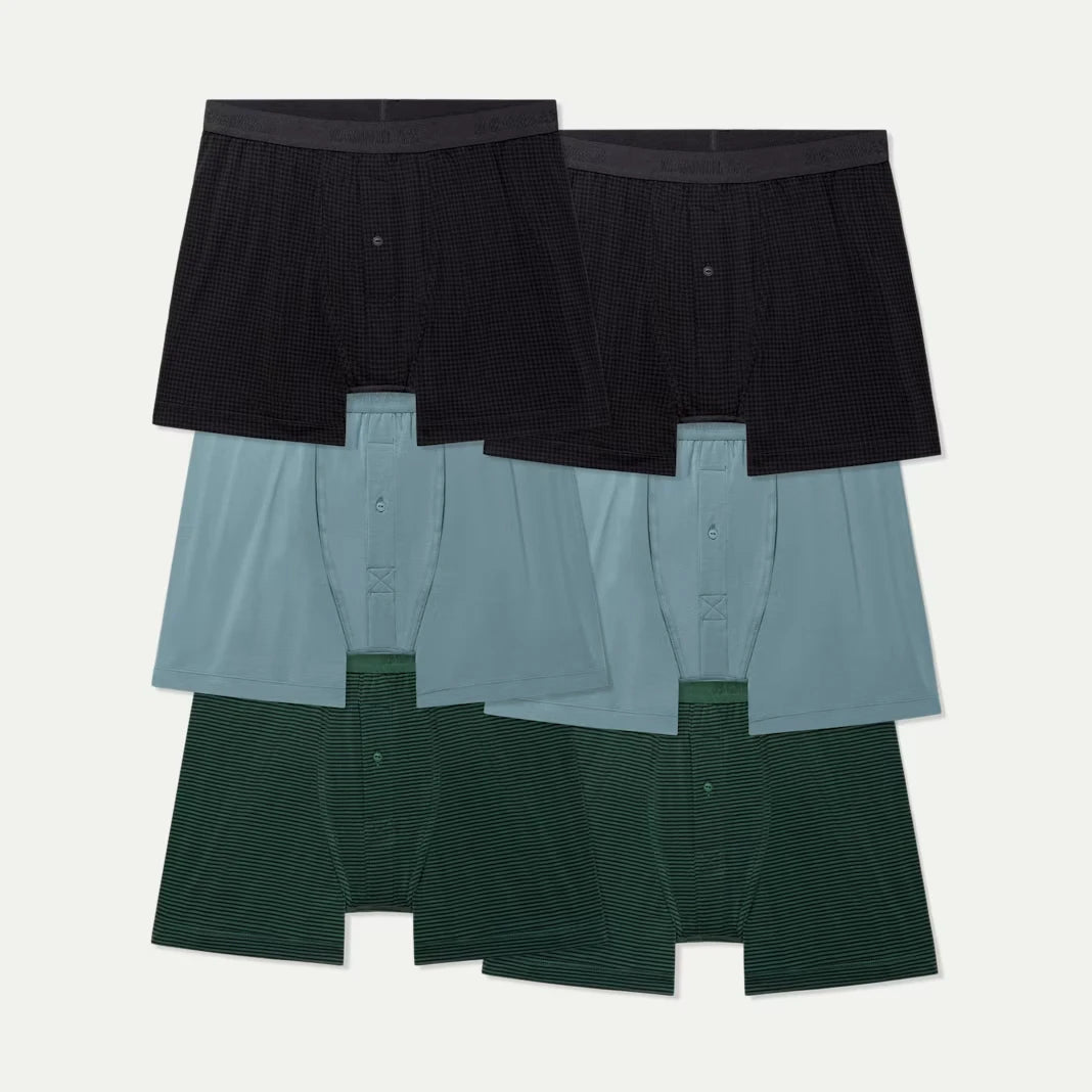 Men's Cotton Modal Blend Boxer 6-Pack - US 3609
