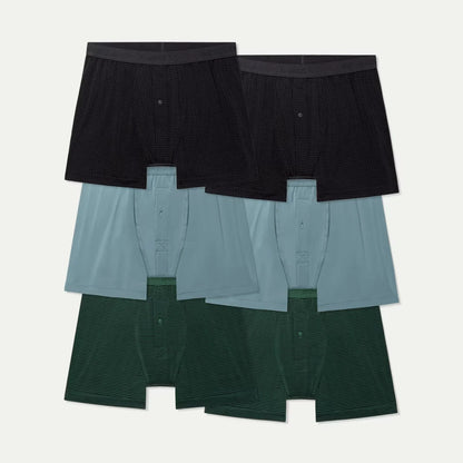 Men's Cotton Modal Blend Boxer 6-Pack - US 3609