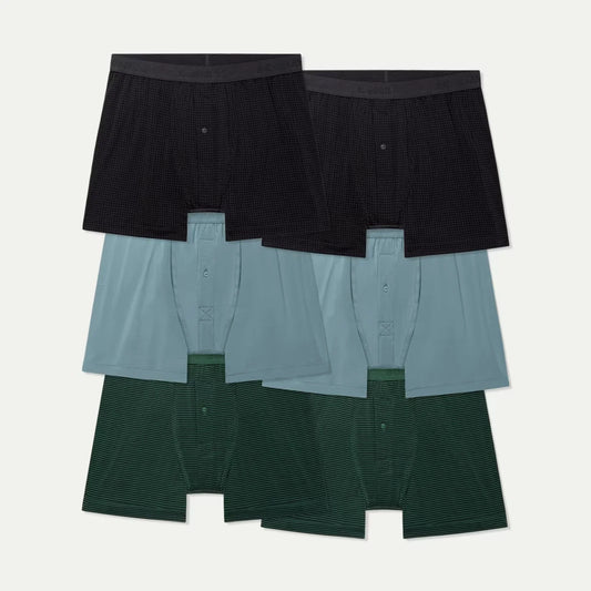 Men's Cotton Modal Blend Boxer 6-Pack - US 3609