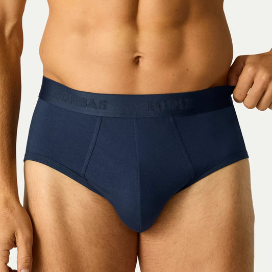 Men's Cotton Modal Blend Flyless Brief - US 6325