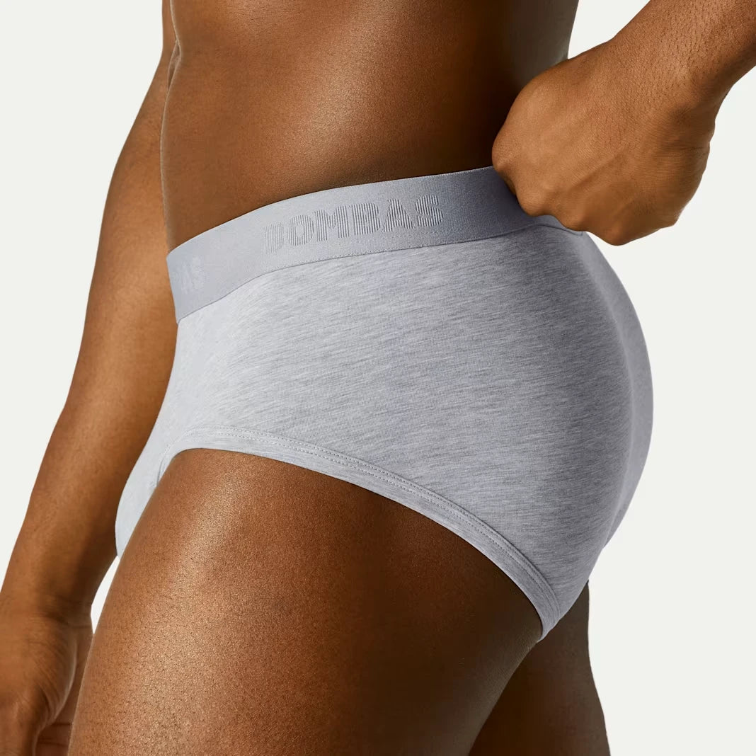 Men's Cotton Modal Blend Flyless Brief 6-Pack - US 2764