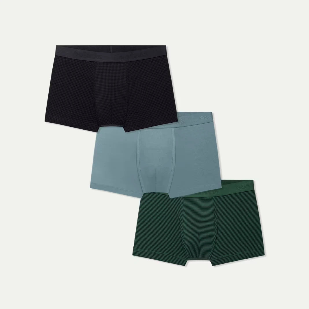 Men's Cotton Modal Blend Trunk 3-Pack - US 3620