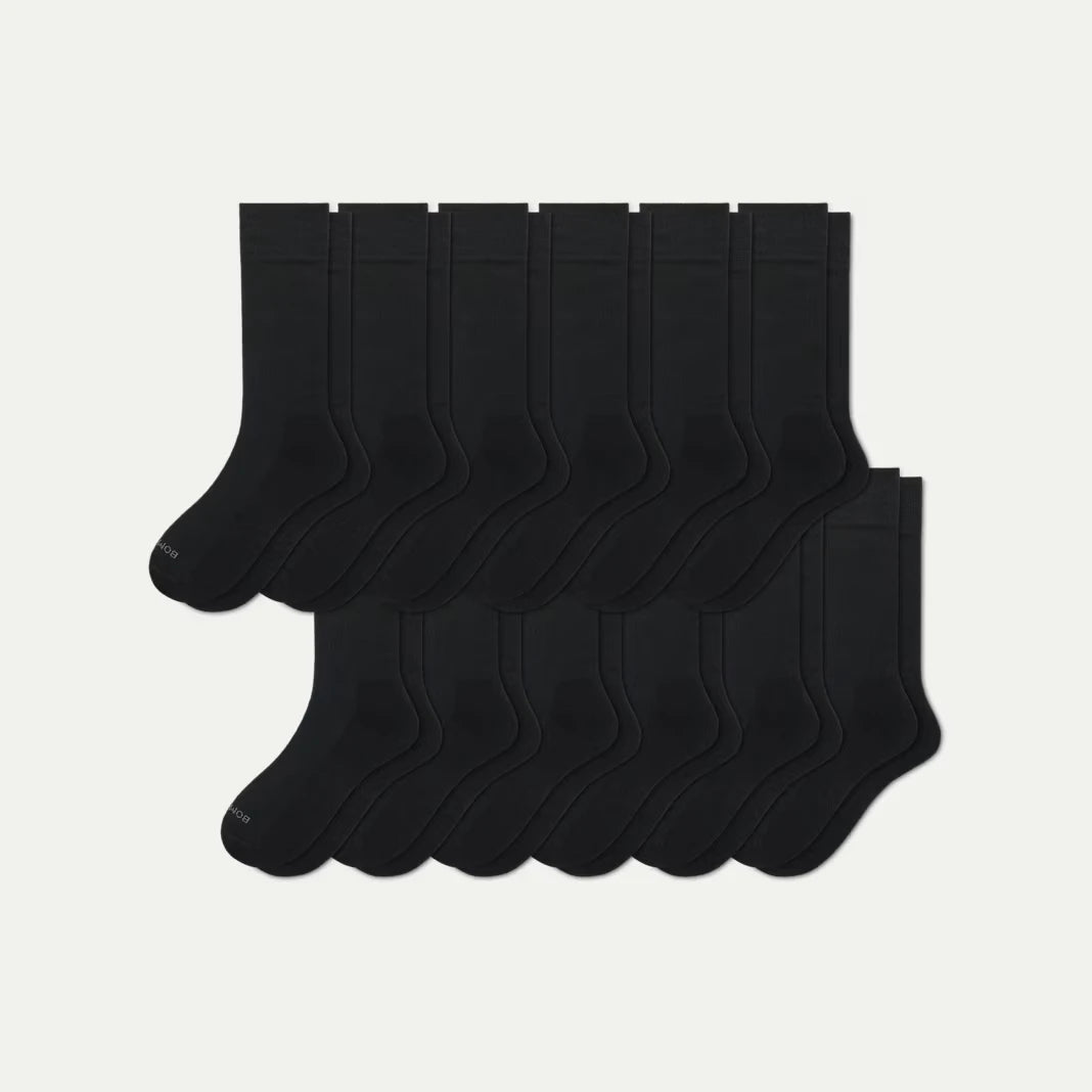 Men's Dress Calf Sock 12-Pack - US 7124