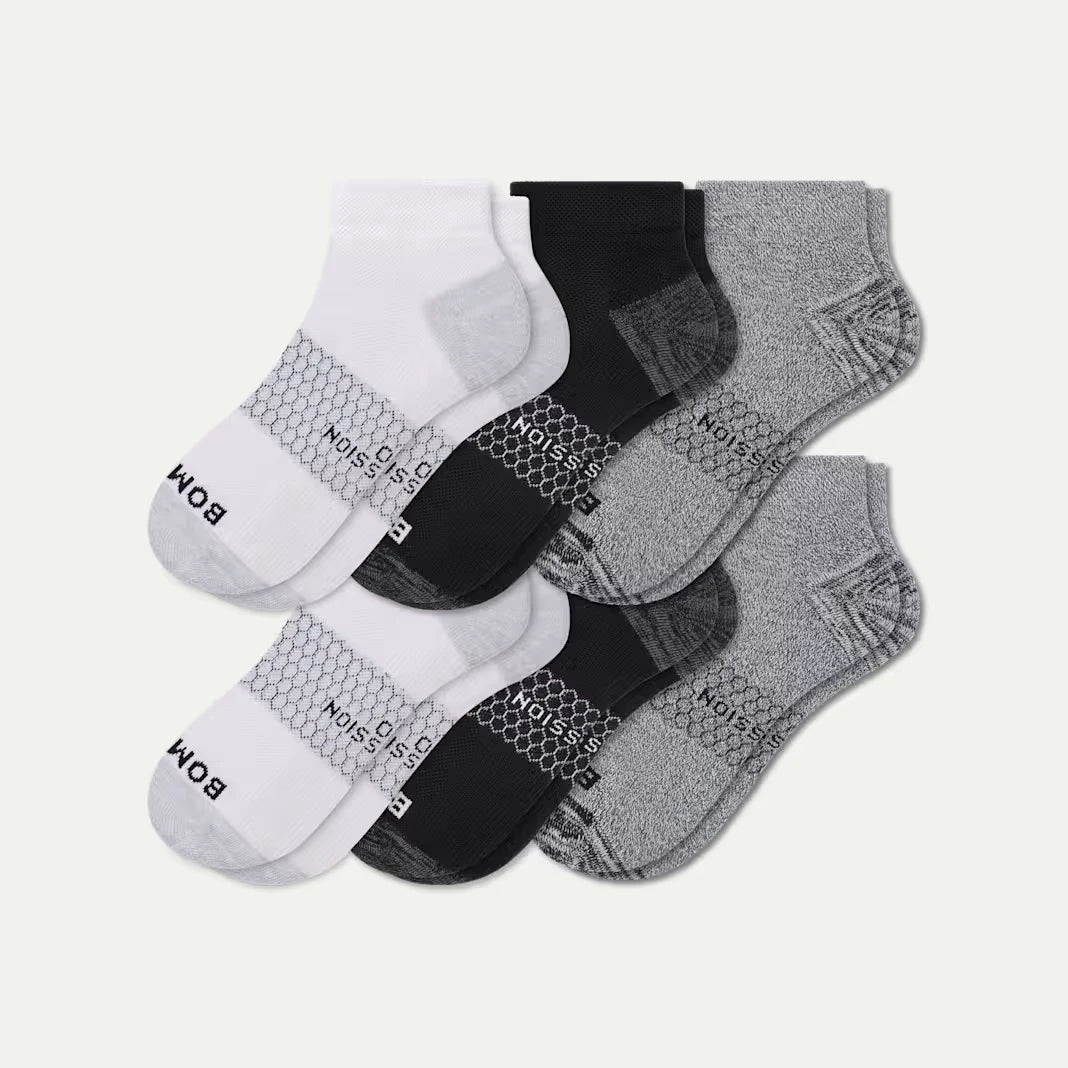 Men's Firm Compression Ankle Sock 6-Pack - US 3129