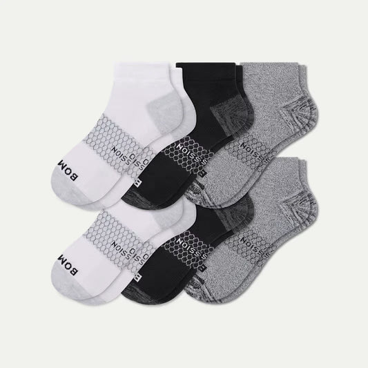 Men's Firm Compression Ankle Sock 6-Pack - US 3129