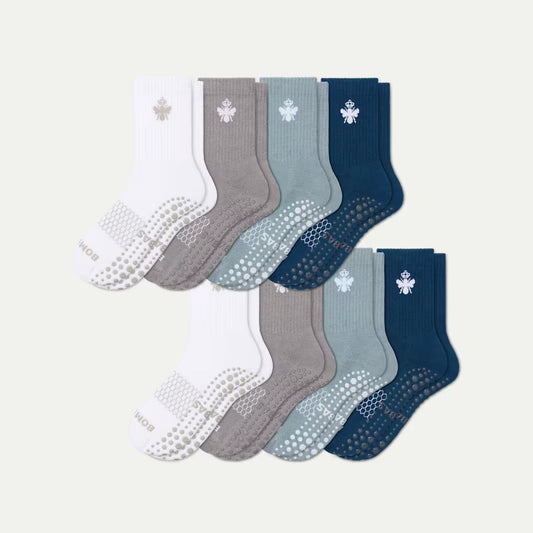 Men's Gripper Half Calf Sock 8-Pack - US 2378