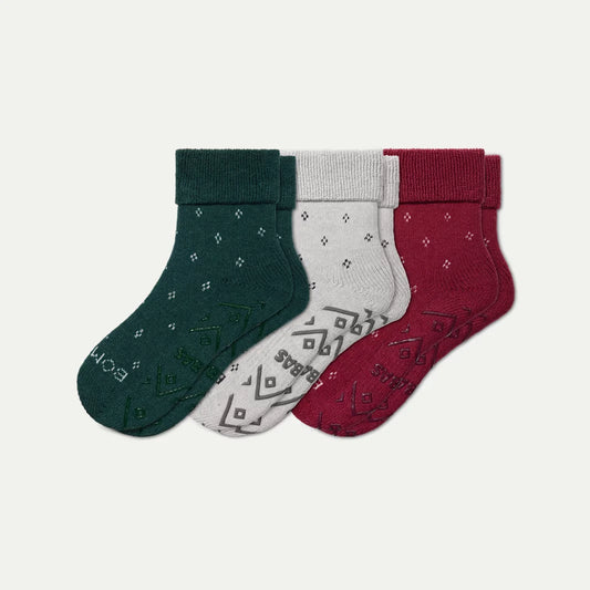 Men's Grippy House Sock 3-Pack - US 1444