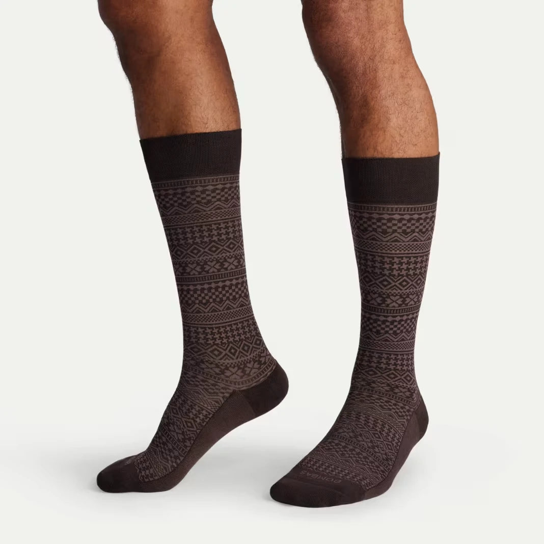Men's Dress Calf Sock 4-Pack Gift Box - US 5622