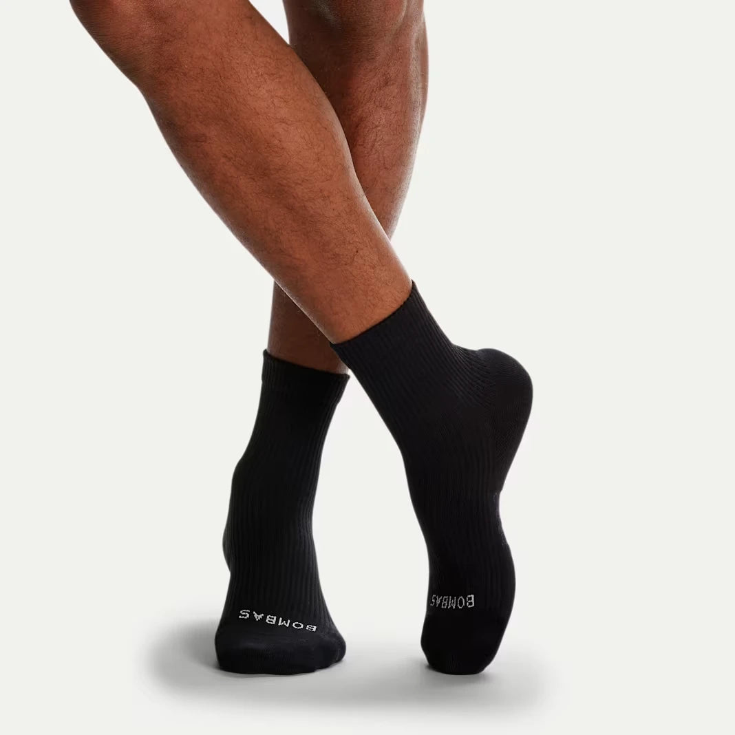 Men's Modern Rib Quarter Sock 4-Pack - US 8123