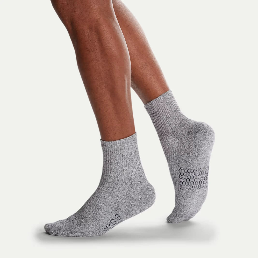 Men's Modern Rib Quarter Sock 4-Pack - US 8123