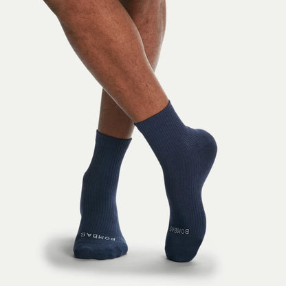 Men's Modern Rib Quarter Sock 8-Pack - US 5308